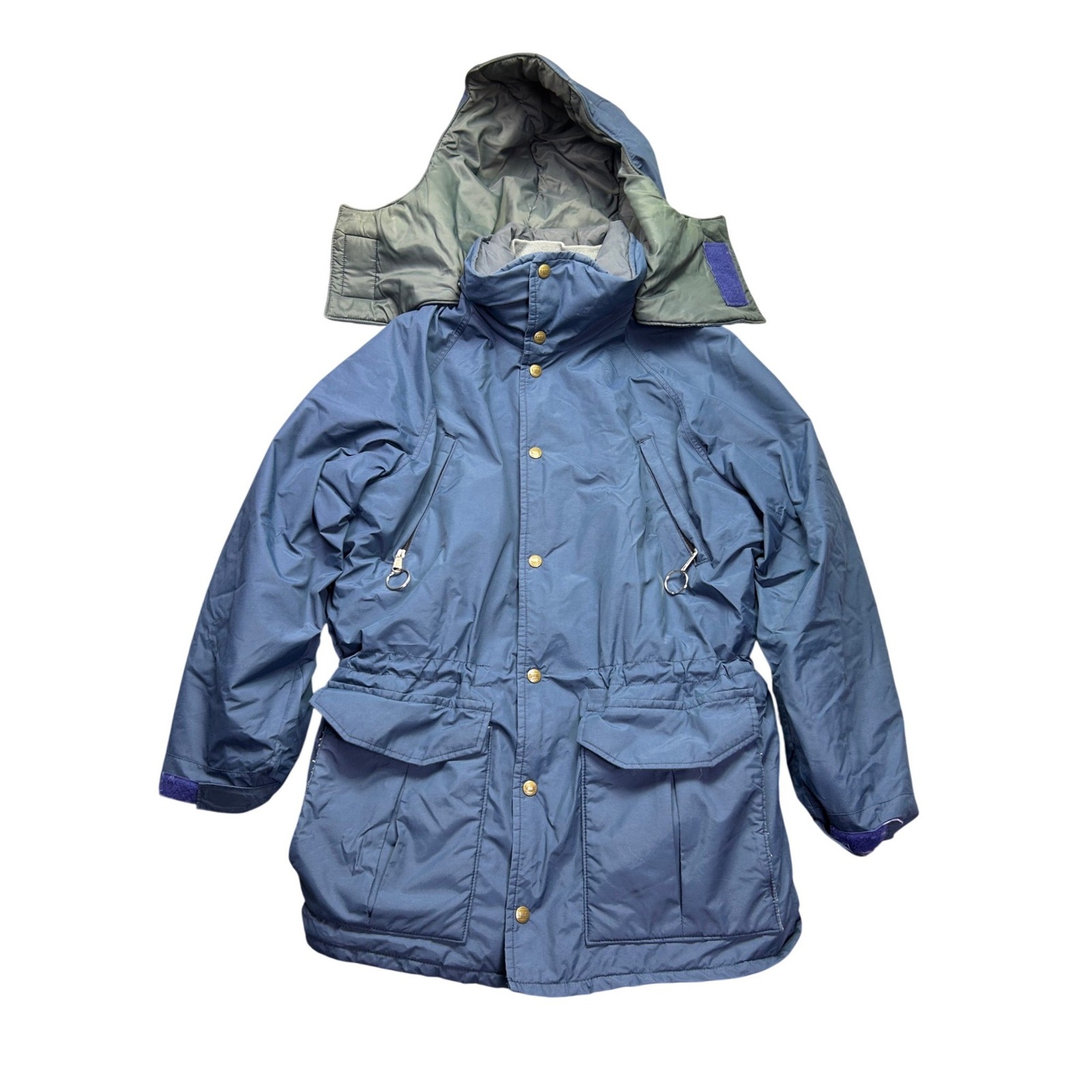 Vintage L.L. Bean Maine Warden's Parka Gore Tex Thinsulate Jacket Blue Coat